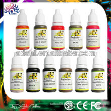 2013 newest colorful tattoo ink for 14colors